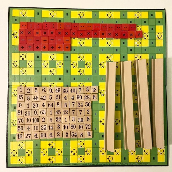 Vintage 1970s Equals Board Game A Numerical Spree Game Waddingtons Incomplete - Picture 7 of 13
